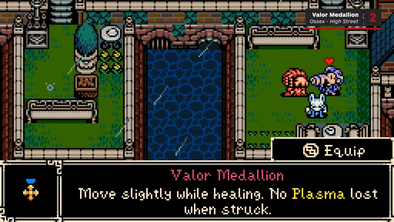 Valor Medallion reward from the High Street flower side quest in Mina the Hollower