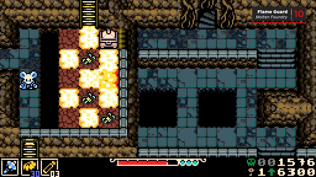 Flame Guard reward in the Molten Foundry mini-dungeon in Mina the Hollower
