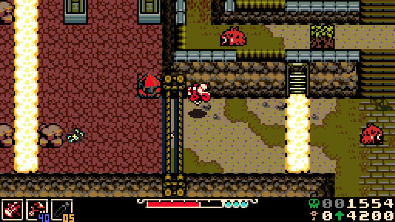 Rear route to Pawnty's Exchange through Molten Foundry