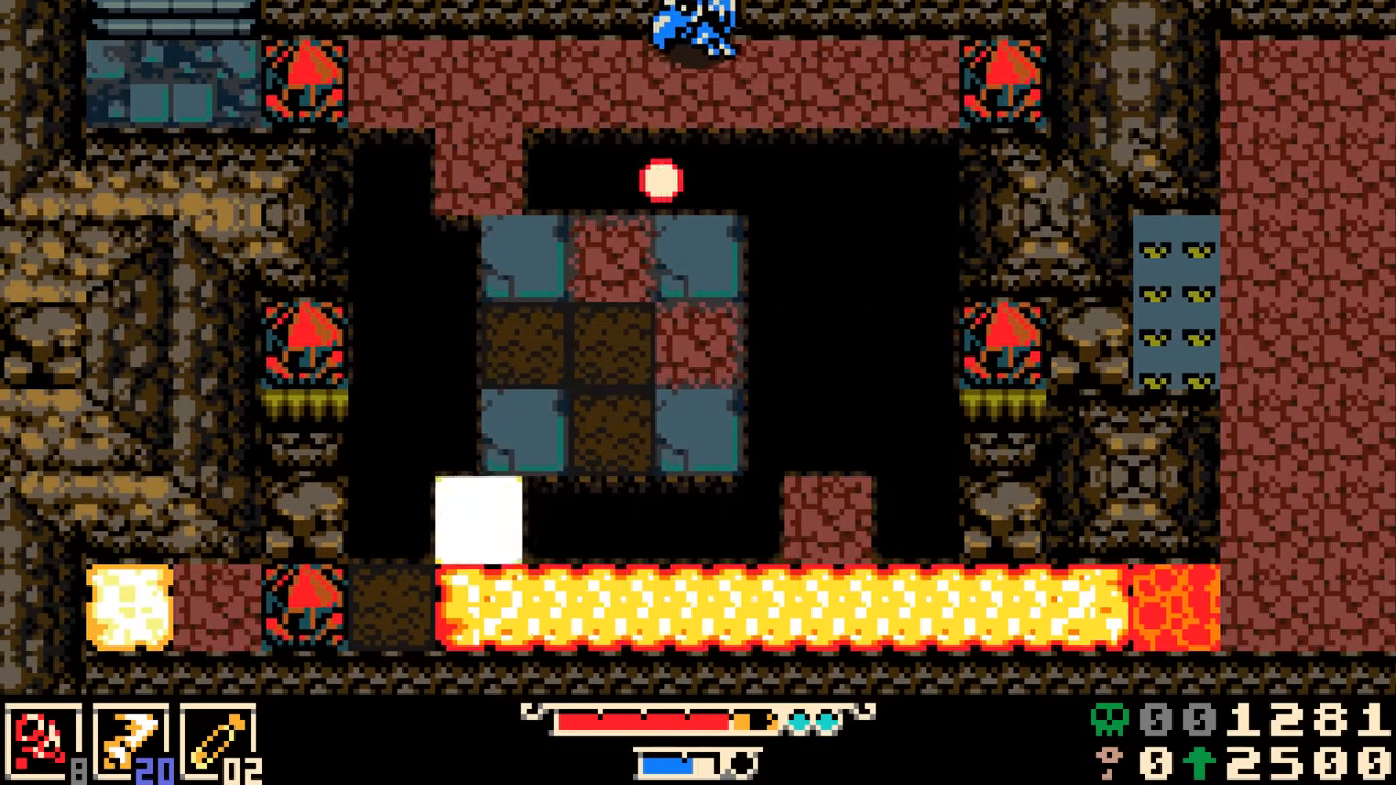 Mina the Hollower Foundry lava puzzle with moving hazards